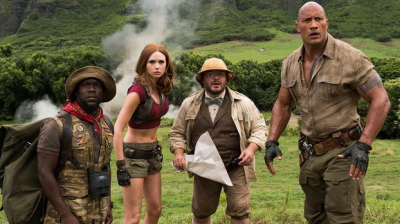 A still from 2018 Jumanji: Welcome to the Jungle.