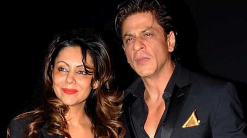 Shah Rukh Khan with wife Gauri Khan.