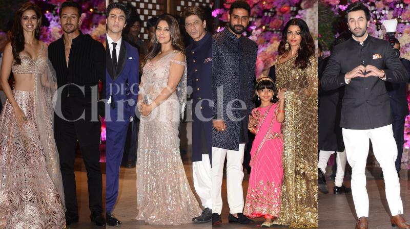 SRK, Ranbir, Alia, Aishwarya and others lit up Akash Ambanis engagement
