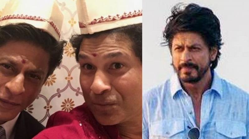 Shah Rukhs sweet reply to Sachins photo is now winning hearts on the internet.
