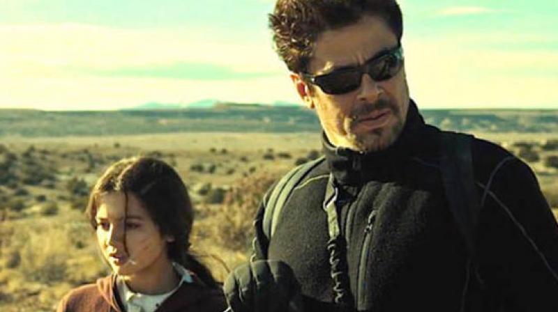 Benicio Del Toro and Isabela Moner in the still from Sicario: Day of the Soldado.
