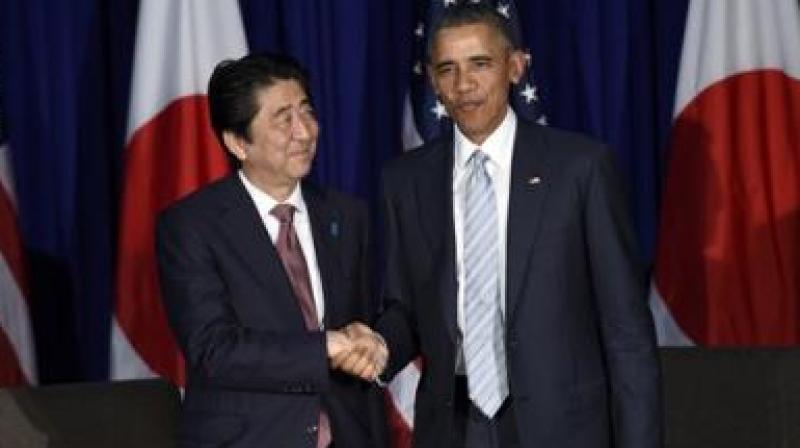 Shinzo Abe and Barack Obama. (Photo: File)