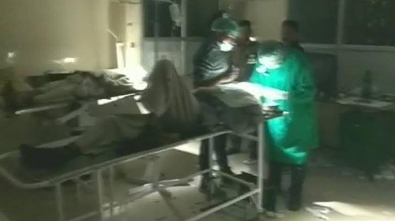 The district administration has suspended the chief medical officer after reports surfaced that 32 cataract patients were operated upon in torch light. (Photo: ANI)