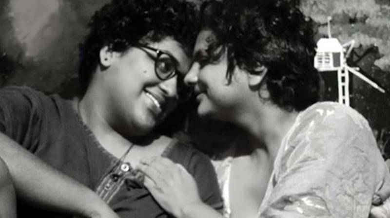 The picture titled Gargi Harithakam was published by Gargi Harithakam on Facebook, to talk about the social exclusion she and her partner Naseema have been facing. They were told by their house owner that he would not have offered his house to them had he known that they were lesbians.