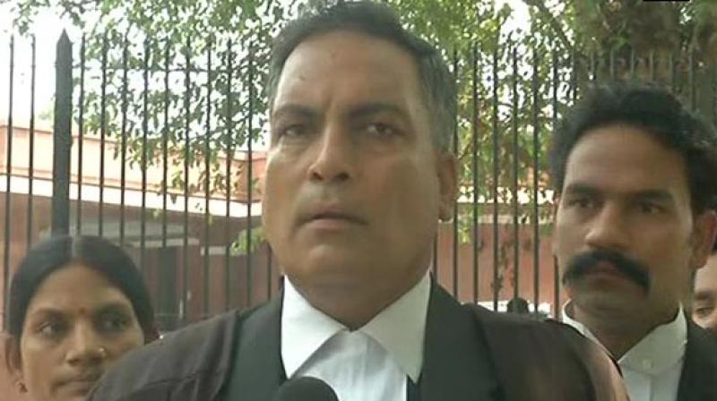 Advocate AP Singh further said the fourth convict, Akshay, will file a review petition shortly. (Photo: ANI)