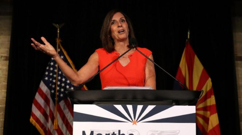 McSally, 52, an Arizona Republican who served two terms in the US House of Representatives, was appointed in December by the states governor to take over the Senate seat once held by the late John McCain. (Photo: AFP)