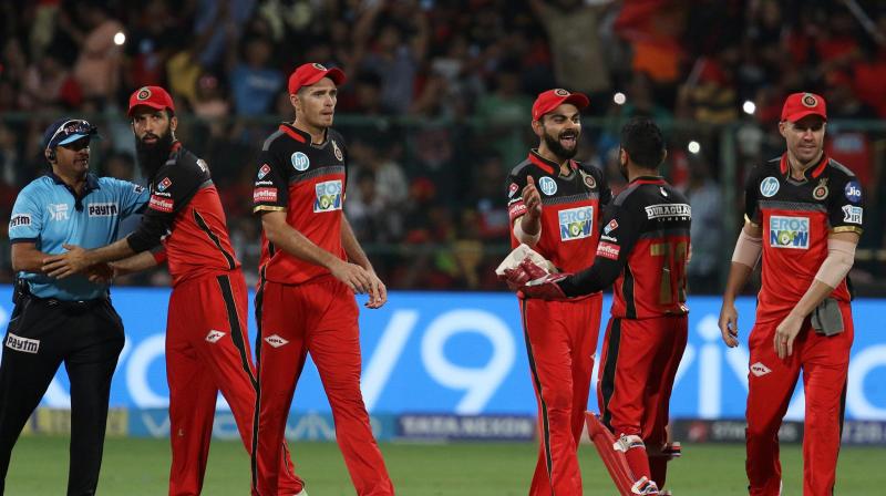 Kane Williamsons 81 off 42 balls proved in vain as Royal Challengers Bangalore won a run-fest against Sunrisers Hyderabad to keep their Indian Premier League playoff bid alive. (Photo: BCCI)