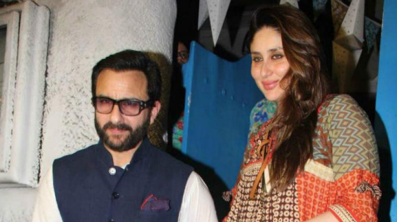 Kareena Kapoor Khan and Saif Ali Khan.