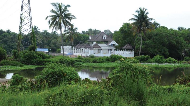 The resort violated Kerala Conservation of Paddy Land and Wetland Act. Photo: ARUN CHANDRABOSE)