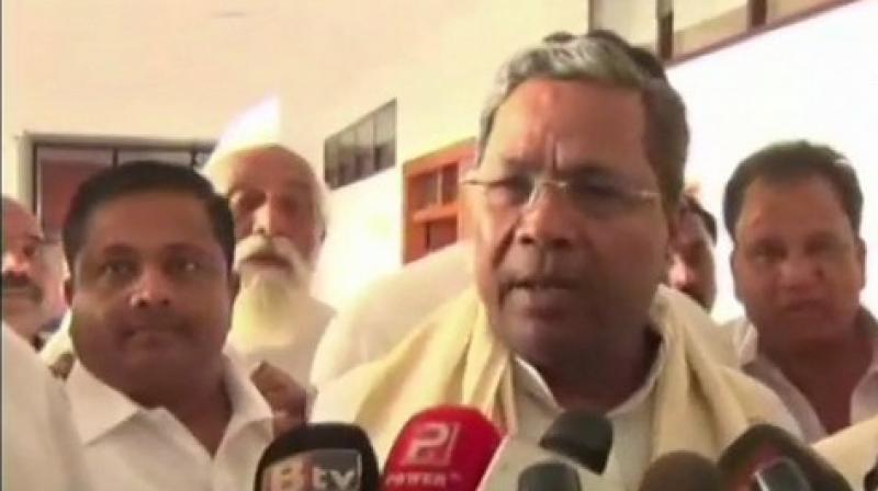 The meeting was convened by the party to assess whether its flock was intact amid speculation that some of the party MLAs had switched over to the BJP. (Photo :ANI)