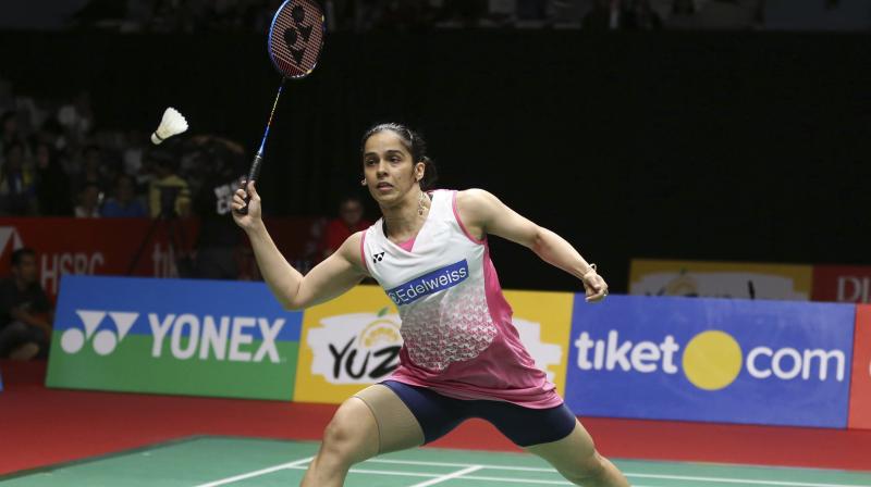 Saina Nehwal made a perfect startto the new season, reaching the womens singles final of the USD 350,000 Indonesia Masters with a thrilling straight-game win over world no 4 Ratchanok Inthanon of Thailand here on Saturday.(Photo: AP)