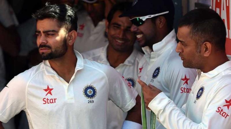 While Virat Kohli has all the potential to become Indias most successful captain, following a defeat in Pune, he, like MS Dhoni, would never be able to have a clean slate, in terms of defeats against Australia, while playing at home. (Photo: AFP)