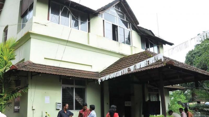 The office building of Government Mental Hospital, Kuthiravattam, Kozhikode.