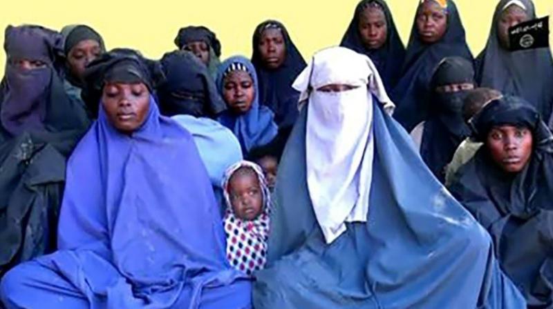 A video released in January by Boko Haram showed at least 14 of the abducted schoolgirls. (Photo: AFP)