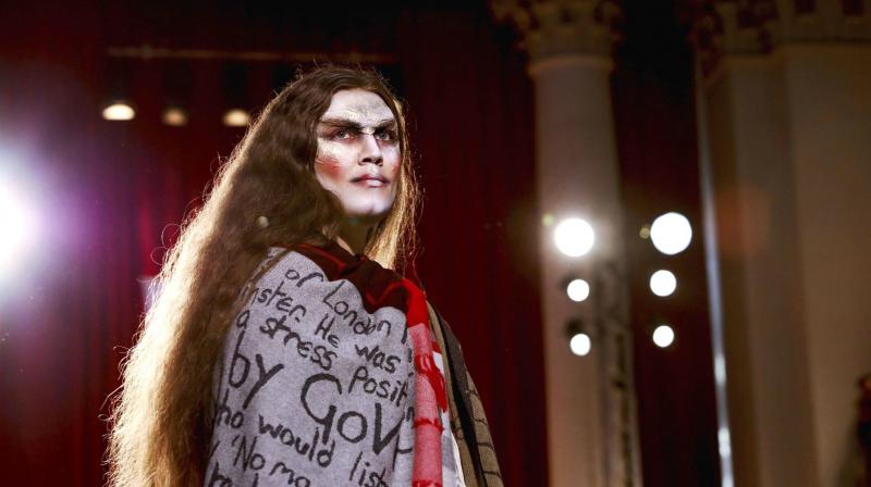 Guerrilla theatre at London Fashion Week