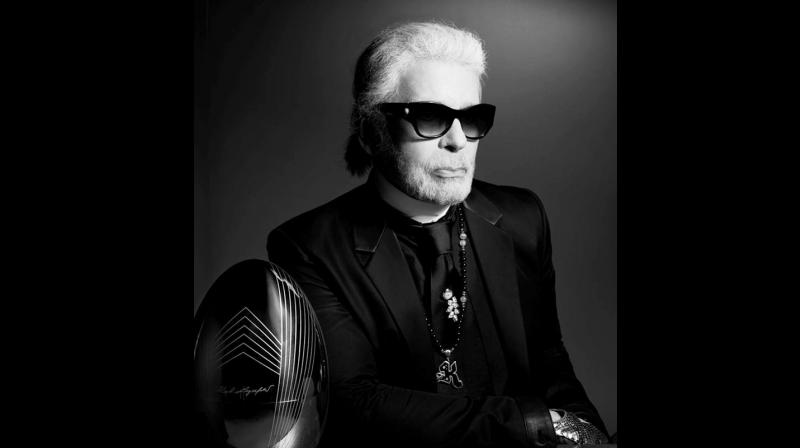 It was the fashion house Chanel that propelled him to rock-star status, with grandiose oozing runway shows. (Photo: Twitter/KarlLagerfeld)
