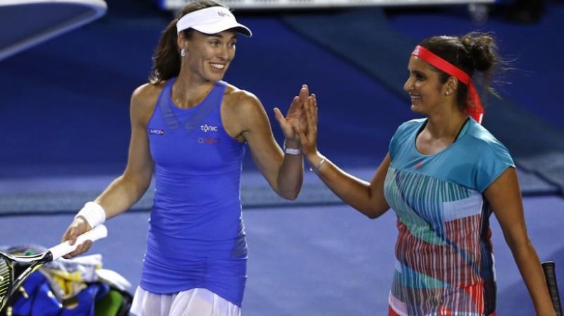 The pair together won three Grand Slams, 11 WTA titles. (Photo: AP)