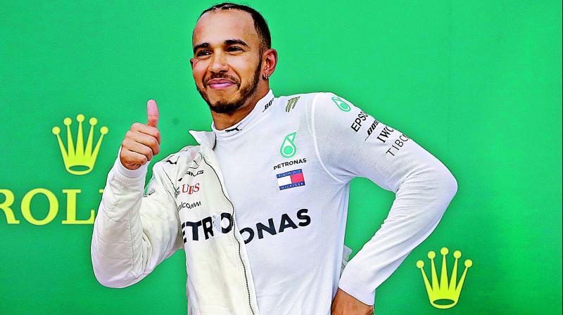 Champion speaks: Lewis Hamilton, five-time Formula One World Champion.