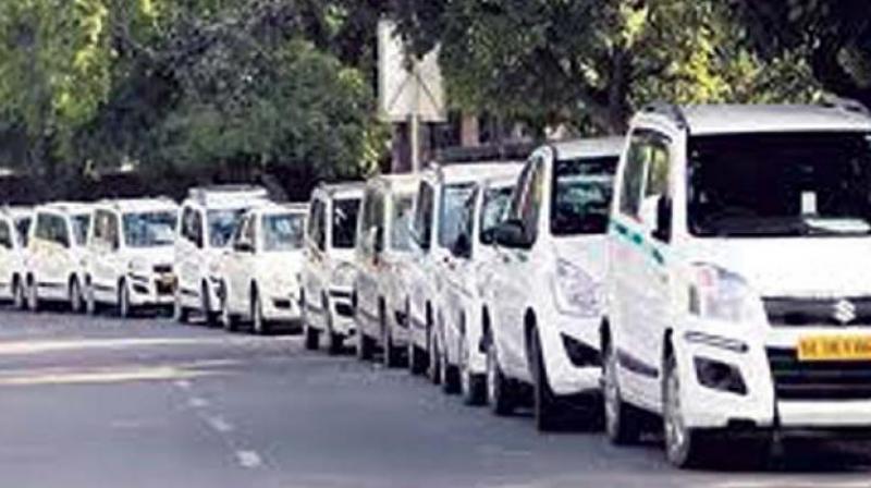 Cab drivers associations claim that the cab aggregators are charging double the fares. (Representional Image)