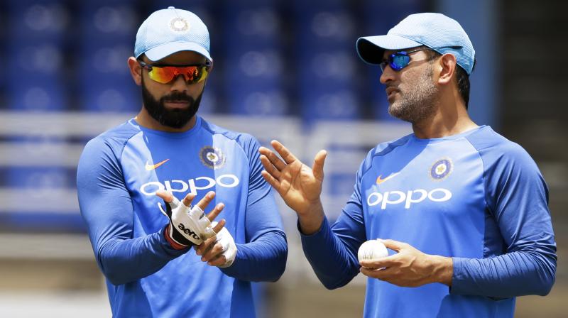 The skipper also reckons that the just-concluded Australia series has proved that number five is the most logical spot for Dhoni. (Photo: AP)