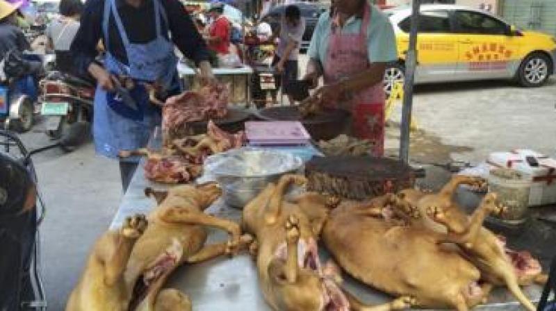 The accused used to first kill the street dogs, then remove the heads and skins and put up the meat for sale.