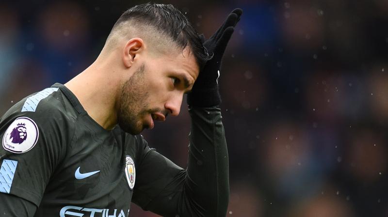 Aguero didnt give a timescale for his return, saying only he is \fully motivated to get back soon to the field.\ (Photo: AFP)