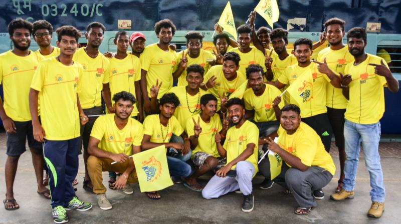 Other expenses including travel, food, accommodation, match tickets and jerseys were also arranged by CSK for the fans. (Photo: Twitter)