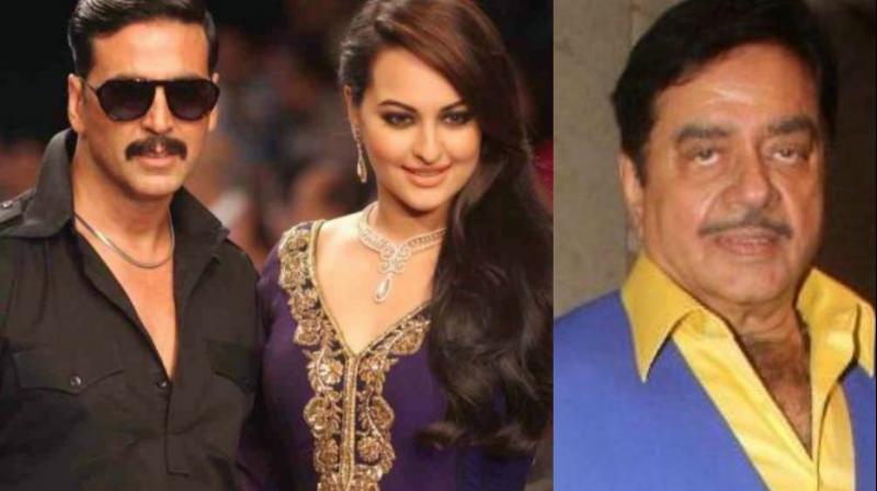 Akshay Kumar, Sonakshi Sinha and Shatrughan Sinha.