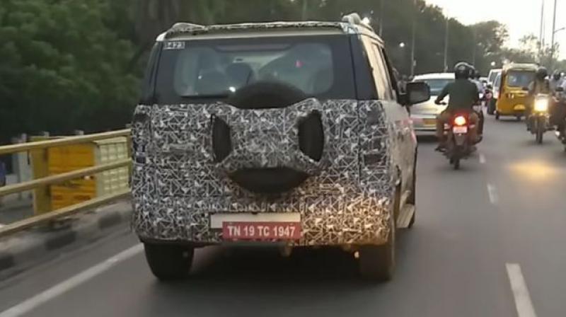 A camouflaged Mahindra TUV300 mid-life refreshed model has been spotted for the first time. It is said to go on sale in 2019, four years after its launch.