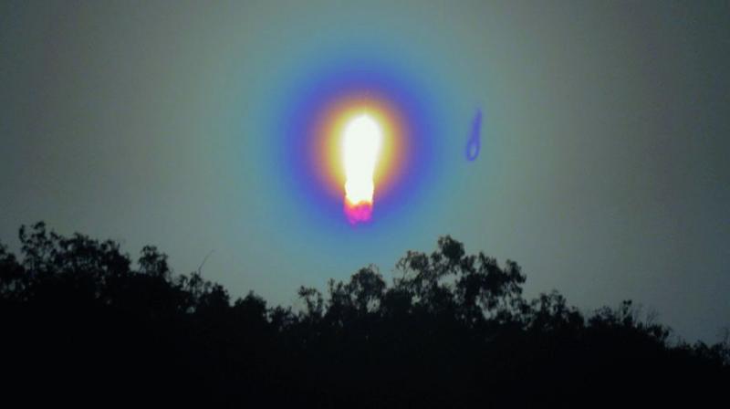 A file photograph of PSLV-C39 launch.
