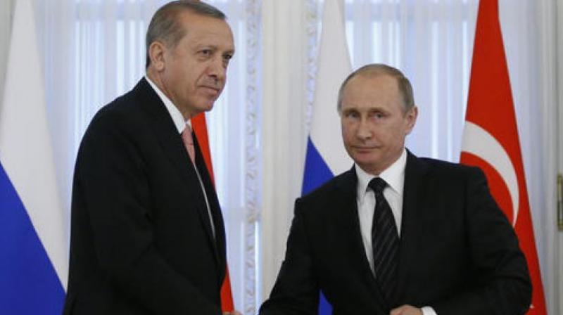 Turkey President Recep Tayyip Erdogan and Russian President Vladimir Putin. (Photo: AP)