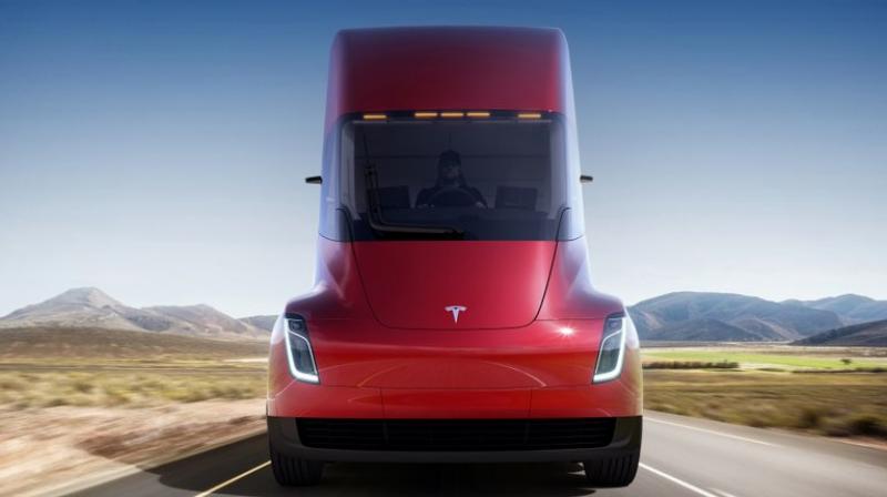 The truck will have Teslas Autopilot system, which can maintain a set speed and slow down automatically in traffic.