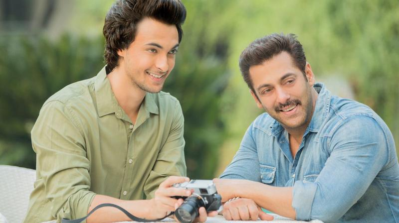 Salman Khan and Aayush Sharma in a photoshoot.