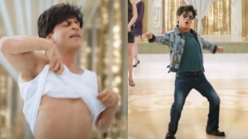 Shah Rukh Khan in the title announcement of Zero.