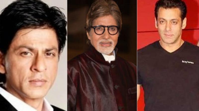 Amitabh Bachchan has worked with both Shah Rukh Khan and Salman Khan.