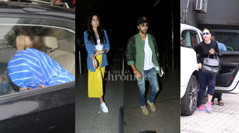 Sara Ali Khan hides her face from paps; Kareena, Shahid, others snapped