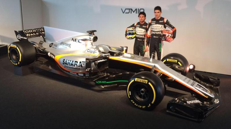 Mexican driver Sergio Perez will be joined at Force India by French rising star Esteban Ocon. (Photo: Force India/Facebook)