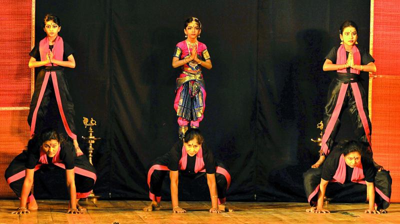 Dancers as young  as five-year-olds  performed to perfection