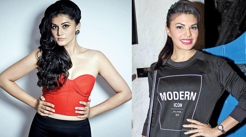 Taapsee Pannu and Jacqueline Fernandez