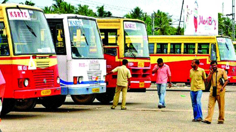 Madhapur traffic inspector T. Narsing Rao said that it was a mistake by the traffic staff and that the department would allow RTC busses on the road from Monday.