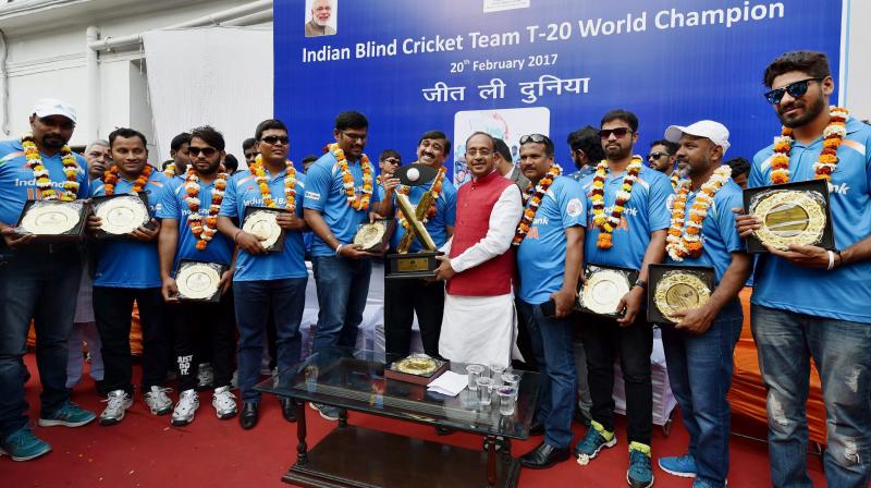 India beat Pakistan to win the Blind T20 Cricket World Cup.(Photo: PTI)