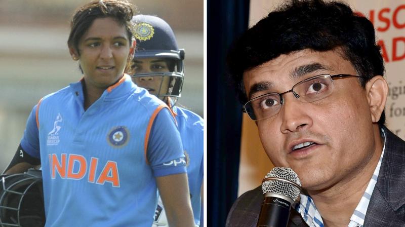 \I saw her innings, (Harmanpreet) Kaur was superb yesterday. They will beat England in the final on Sunday,\ said Sourav Ganguly. (Photo: AP / PTI)