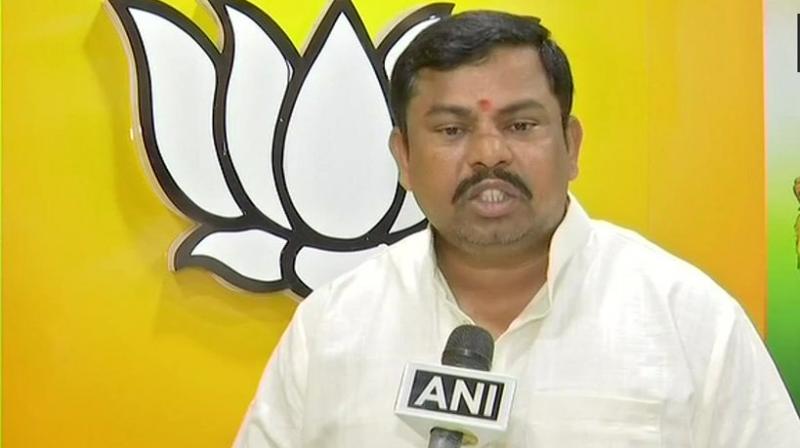 T Raja has been booked by the Hyderabad police several times for his alleged provocative speeches and statements. (Photo: ANI/Twitter)