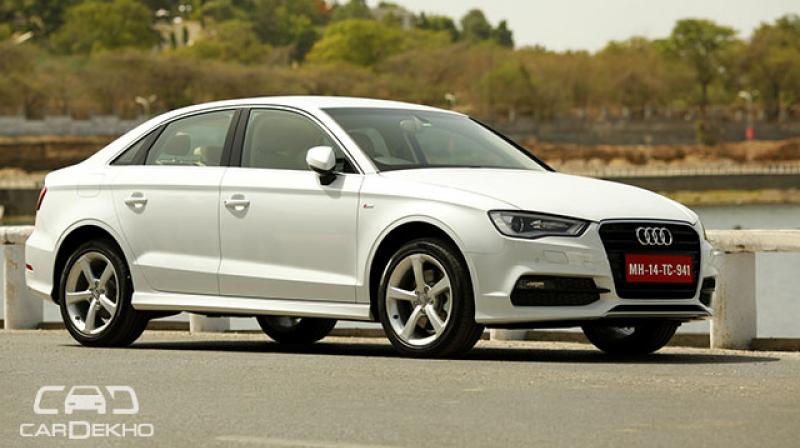 The sedan A3 can be purchased with a down payment of Rs 4.99 lakh with a 4.99 per cent rate of interest.