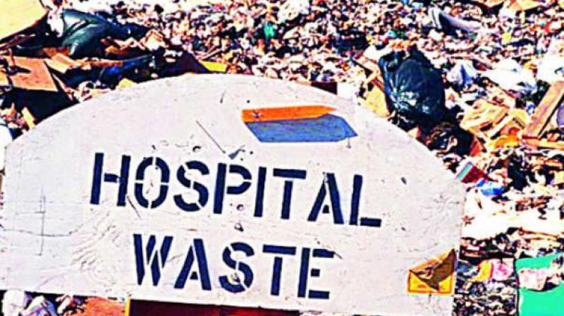 Proper disposal of the biomedical wastes (BMW) generating from the healthcare facilities - hospitals, clinics, diagnostic centres - has turned out to be a major challenge in the state.