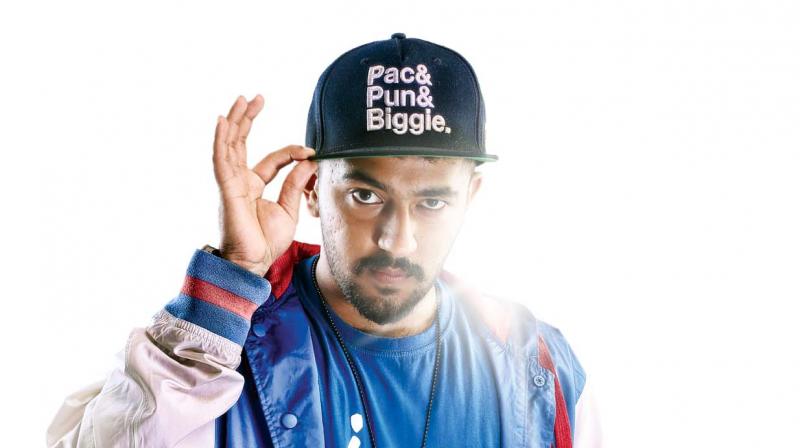 Karthik Gubbi, the rapper in the video.