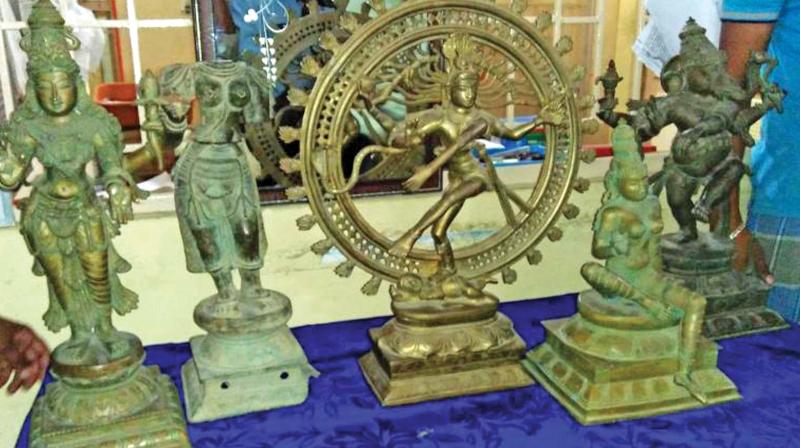 A gigantic idol of Lord Nataraja and Meenadarar was believed to have been sold for a huge sum. (Representational Image)