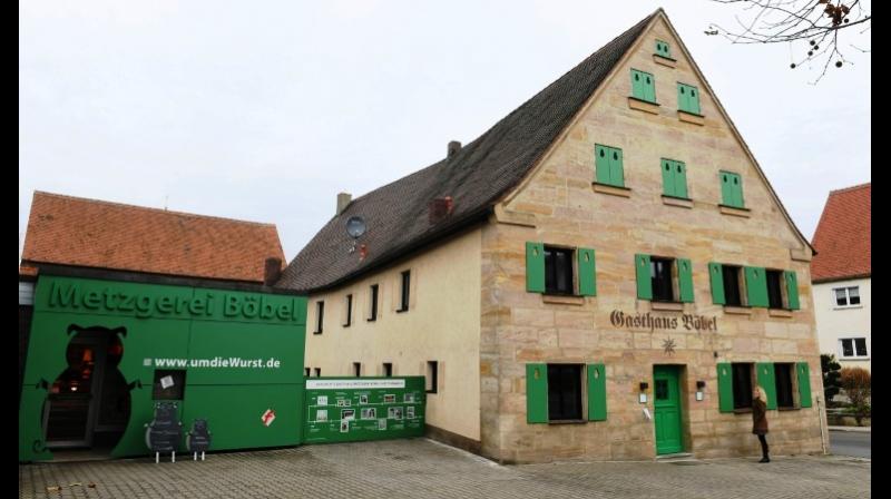 The sausage-themed hotel is the idea of fourth-generation German butcher and proprietor Claus Boebel. (Photo: AFP)