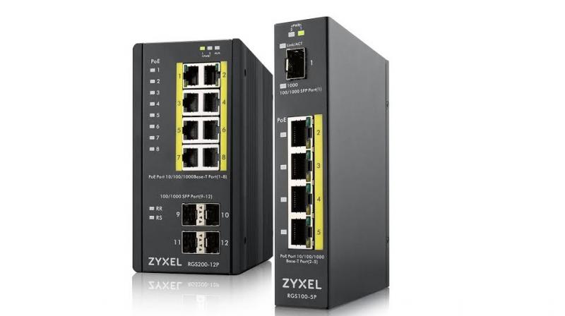 Zyxel launches two PoE switches namely RGS200-12P and RGS100-5P.