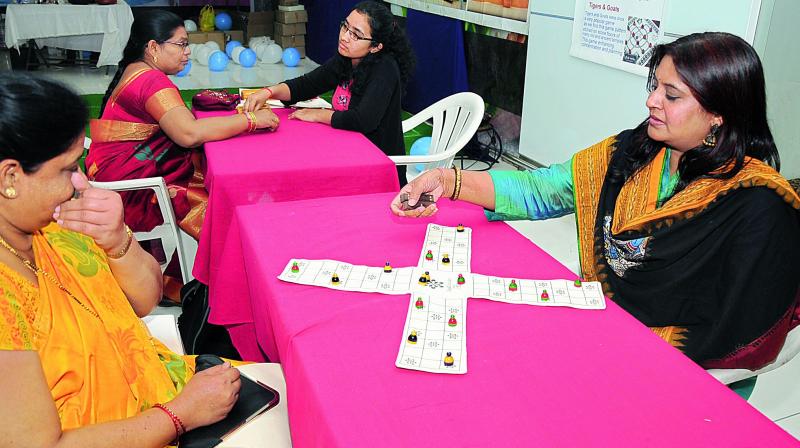 Kalyani Gongi plays Pachisi